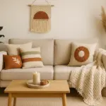Come decorare il soggiorno con tessili fai da te? Idee semplici che trasformano l’ambiente