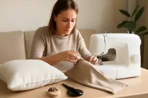 Come cucire fodere per cuscini senza esperienza? La tecnica facile che conquista anche i principianti