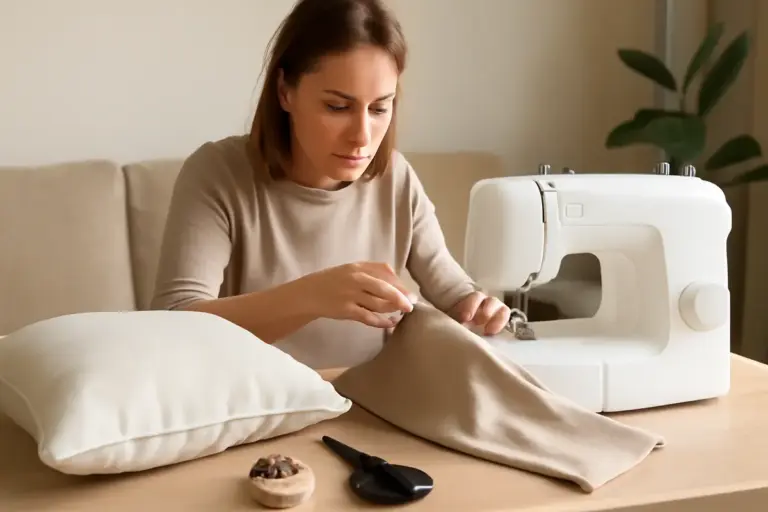 Come cucire fodere per cuscini senza esperienza? La tecnica facile che conquista anche i principianti