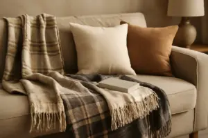 Combinare plaid e copertine sul divano: comfort e stile in pochi gesti facili da replicare