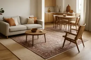 Come rendere accogliente un open space con tappeti? Il trucco di disposizione che pochi usano