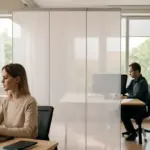 Tende a pannello per open space: privacy garantita senza rinunciare alla luce naturale