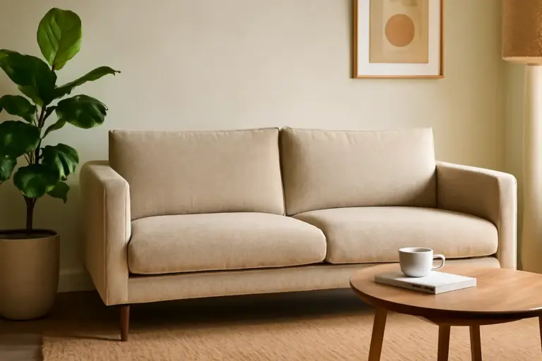 Divano in tessuto rigenerato: comfort, estetica e sostenibilità in un’unica soluzione