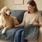 Come utilizzare copridivani in microfibra? Il vantaggio nascosto che protegge dai peli di animali