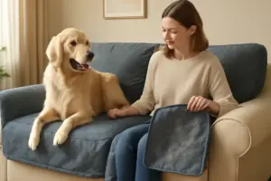 Come utilizzare copridivani in microfibra? Il vantaggio nascosto che protegge dai peli di animali