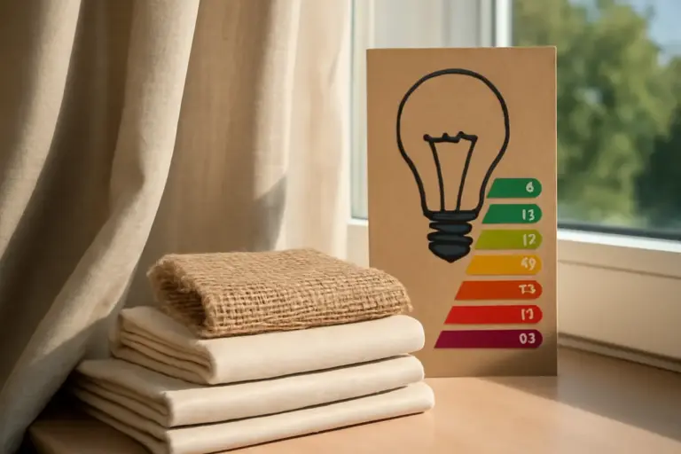 Qual è il tessuto migliore per tende a risparmio energetico? Il materiale che pochi considerano ma fa la differenza