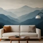 Tappezzeria murale moderna per soggiorno: il trucco che ingrandisce visivamente la stanza