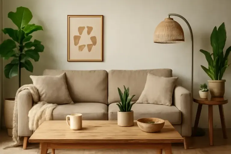 Arredamento sostenibile per la zona living: migliora comfort e riduci sprechi con questa scelta