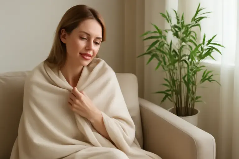 Perché scegliere plaid in fibra di bambù? Delicatezza sulla pelle e ambiente più sano in casa