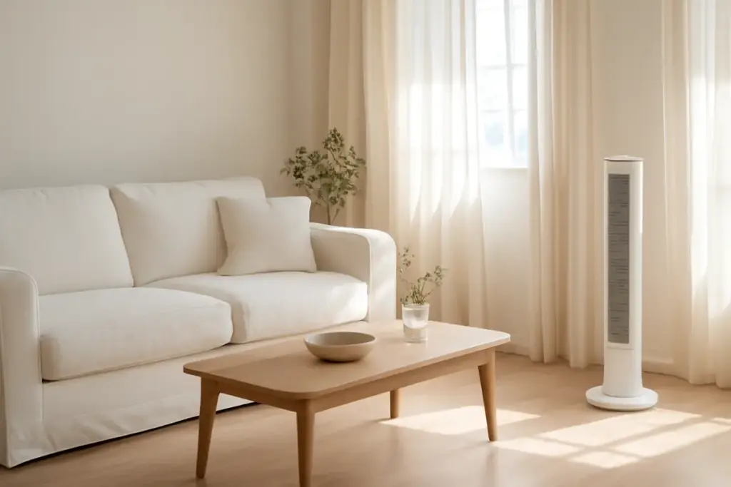 Biancheria leggera e arredi freschi: comfort tessile con una ventilazione silenziosa